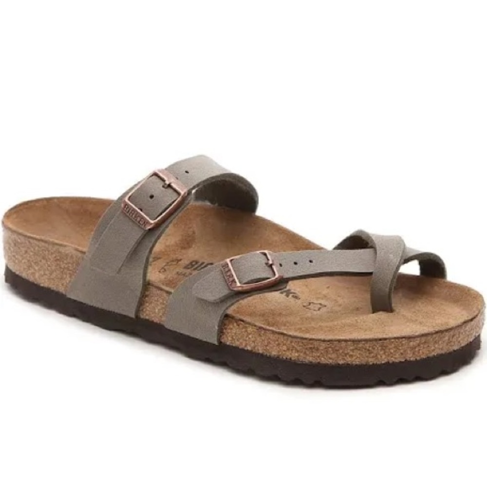 Birkenstock Mayari Sandal in Stone - EU38, US Women's 7-7.5, Men's 5-5.5